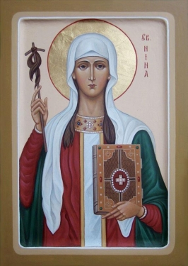 Святая Нина — христианская просветительница Грузии.